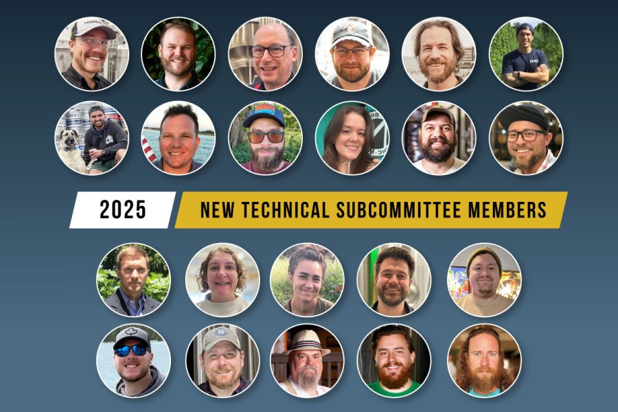 collage of new technical subcommittee members