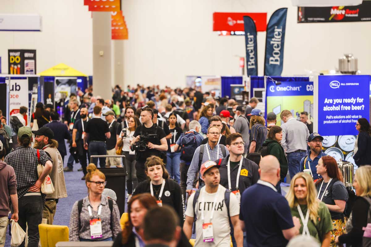Busy BrewExpo America hall
