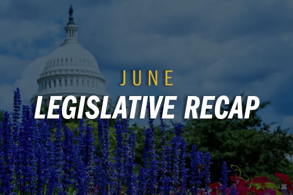 capitol building with summer flowers june legislative recap text overlaid