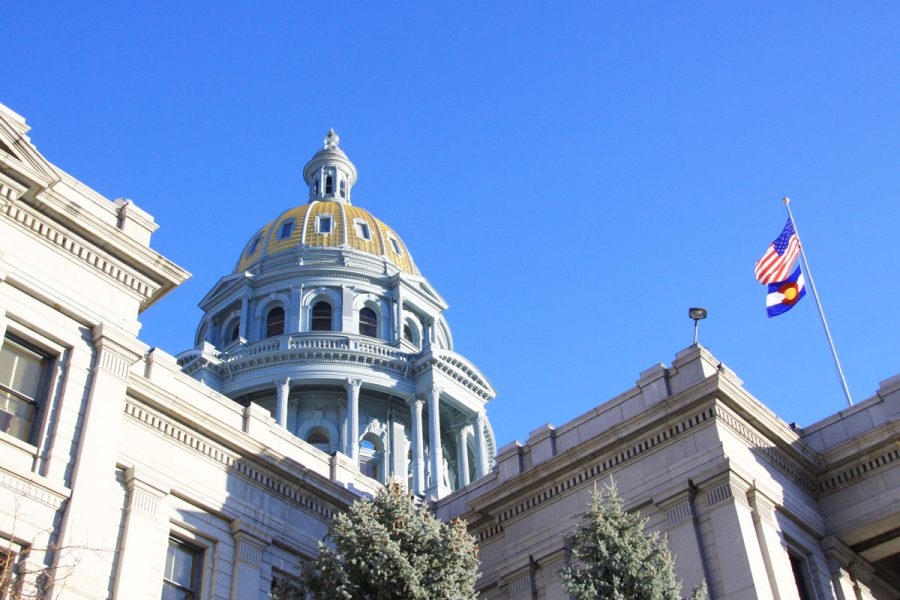 colorado capitol building against blue sky