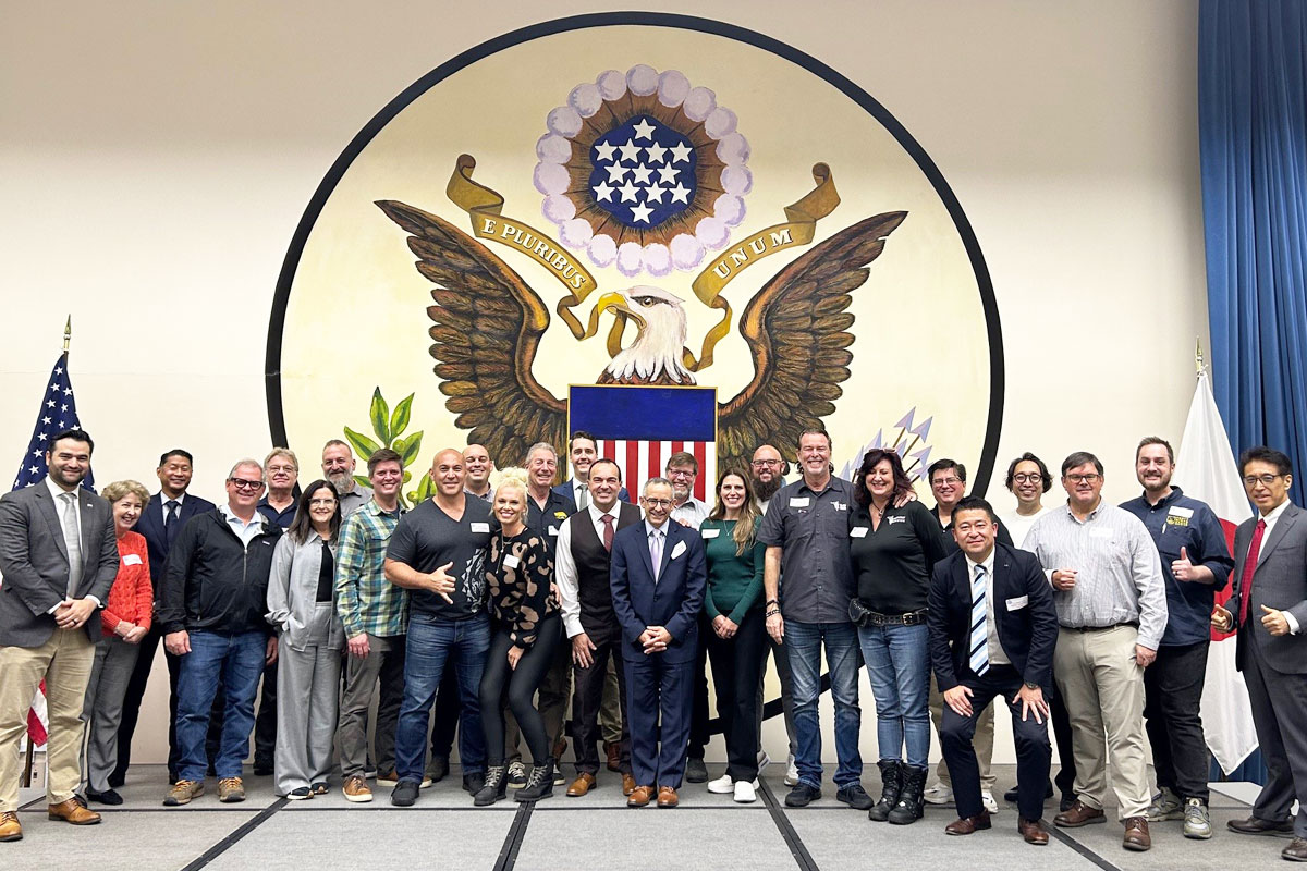 craft beer export development ambassadors on stage