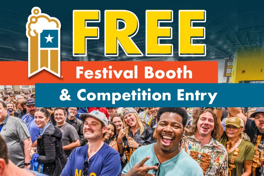 GABF festival goers with free festival competition entry text