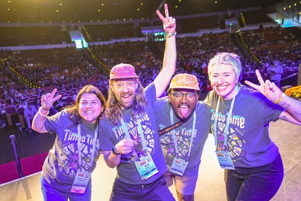 Jubilant award winners at the 2024 Great American Beer Festival competition awards ceremony