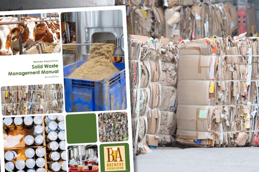 solid waste manual cover with bundled cardboard