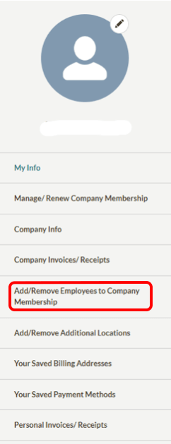 BA website screenshot highlighting how to Add/Remove Employees